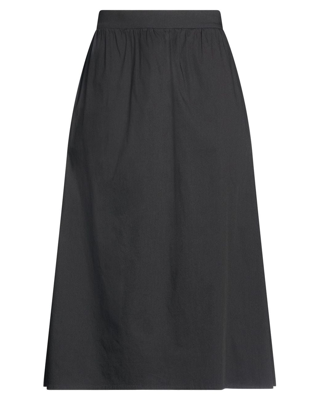 Gran Sasso Gray Midi Skirt
