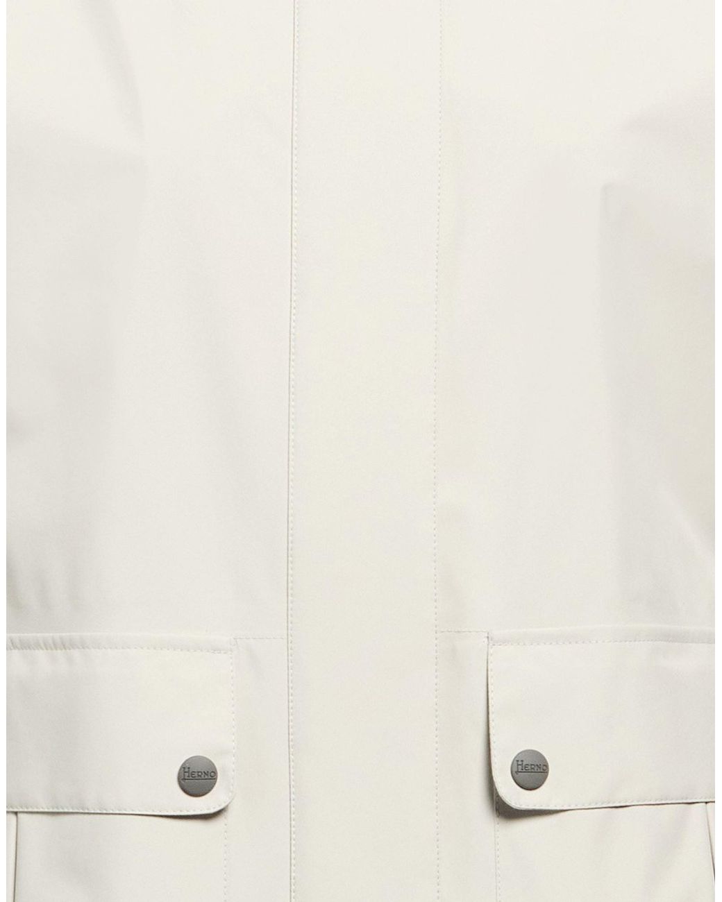 Herno White Light Jacket Polyester