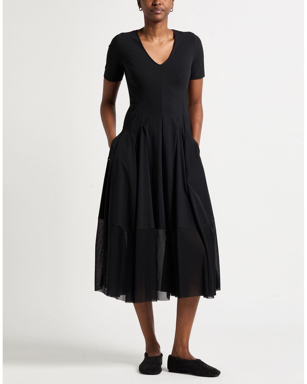 High Black Midi Dresses