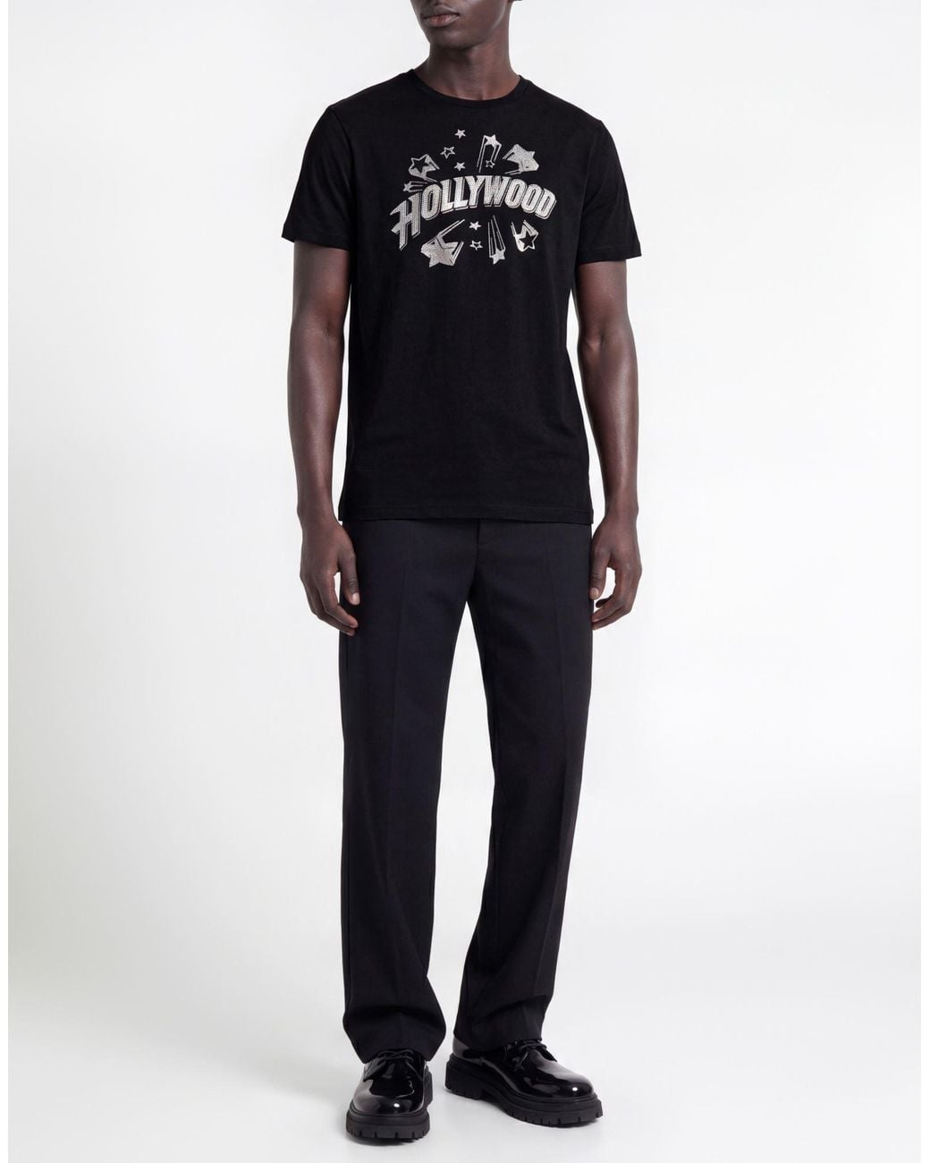 P.A.R.O.S.H. Black P.A.R.O..H. T-Shirt Cotton for men