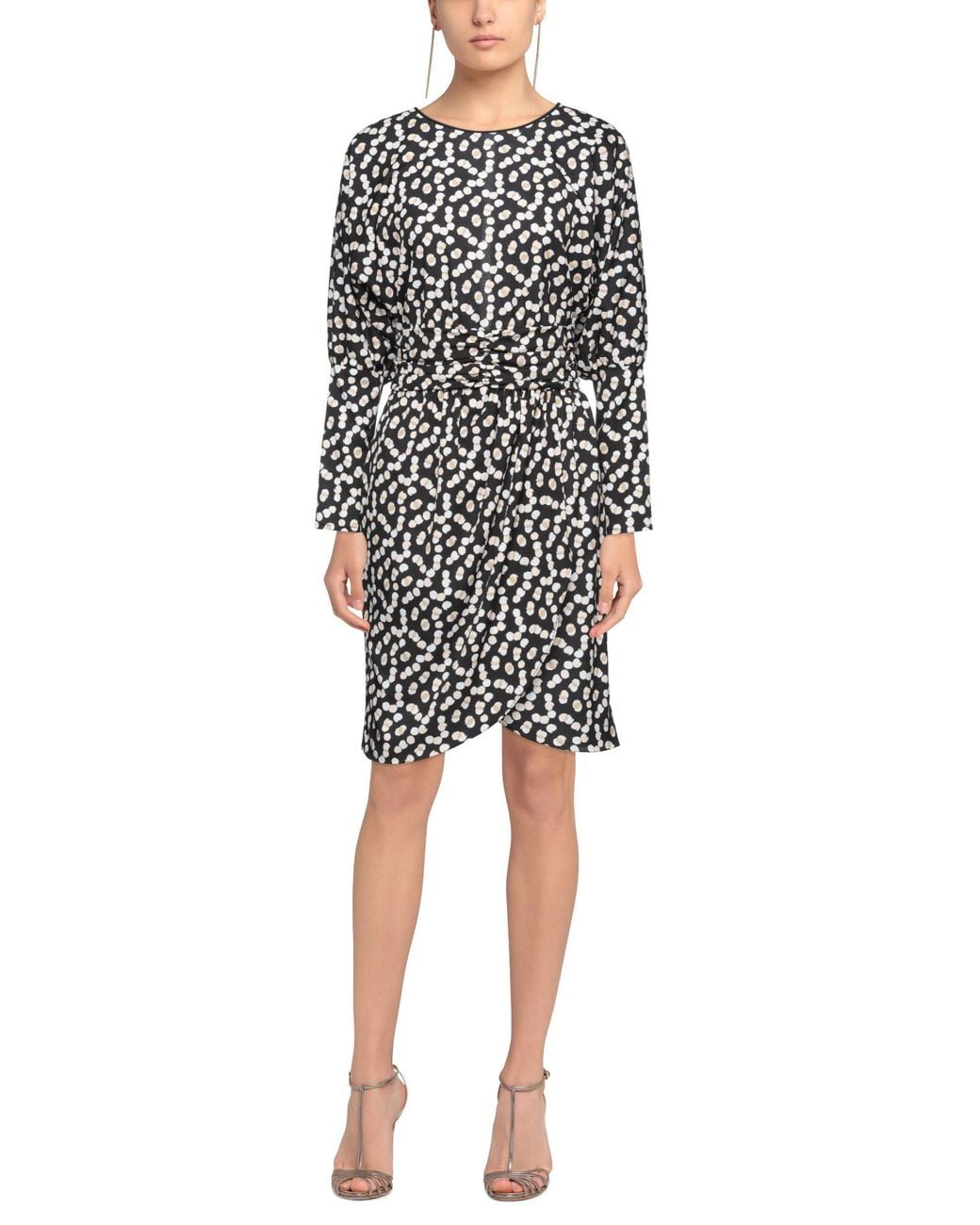 Hanita White Midi Dress Polyester
