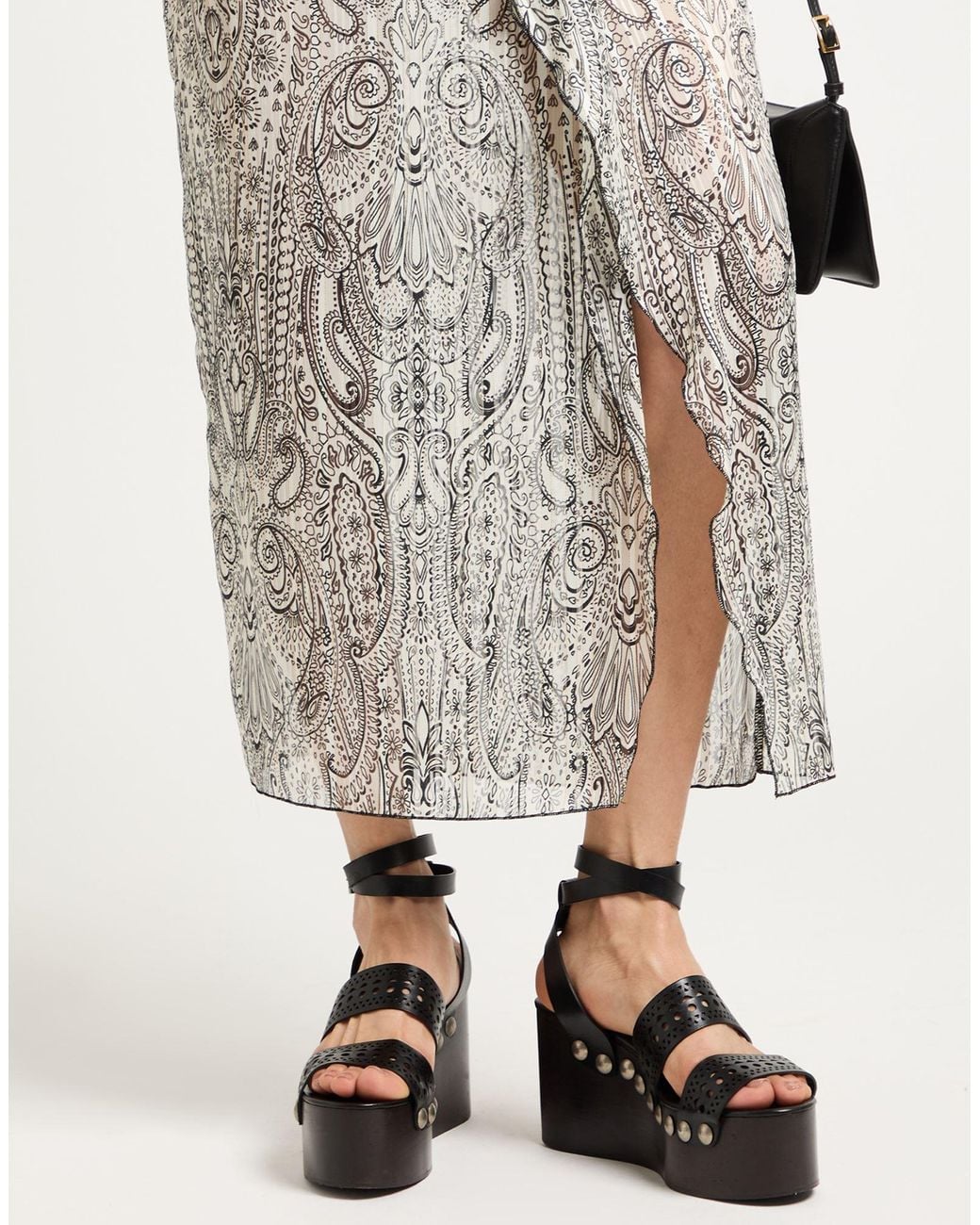 Liu Jo Gray Maxi Skirt Polyester, Metallic Polyester