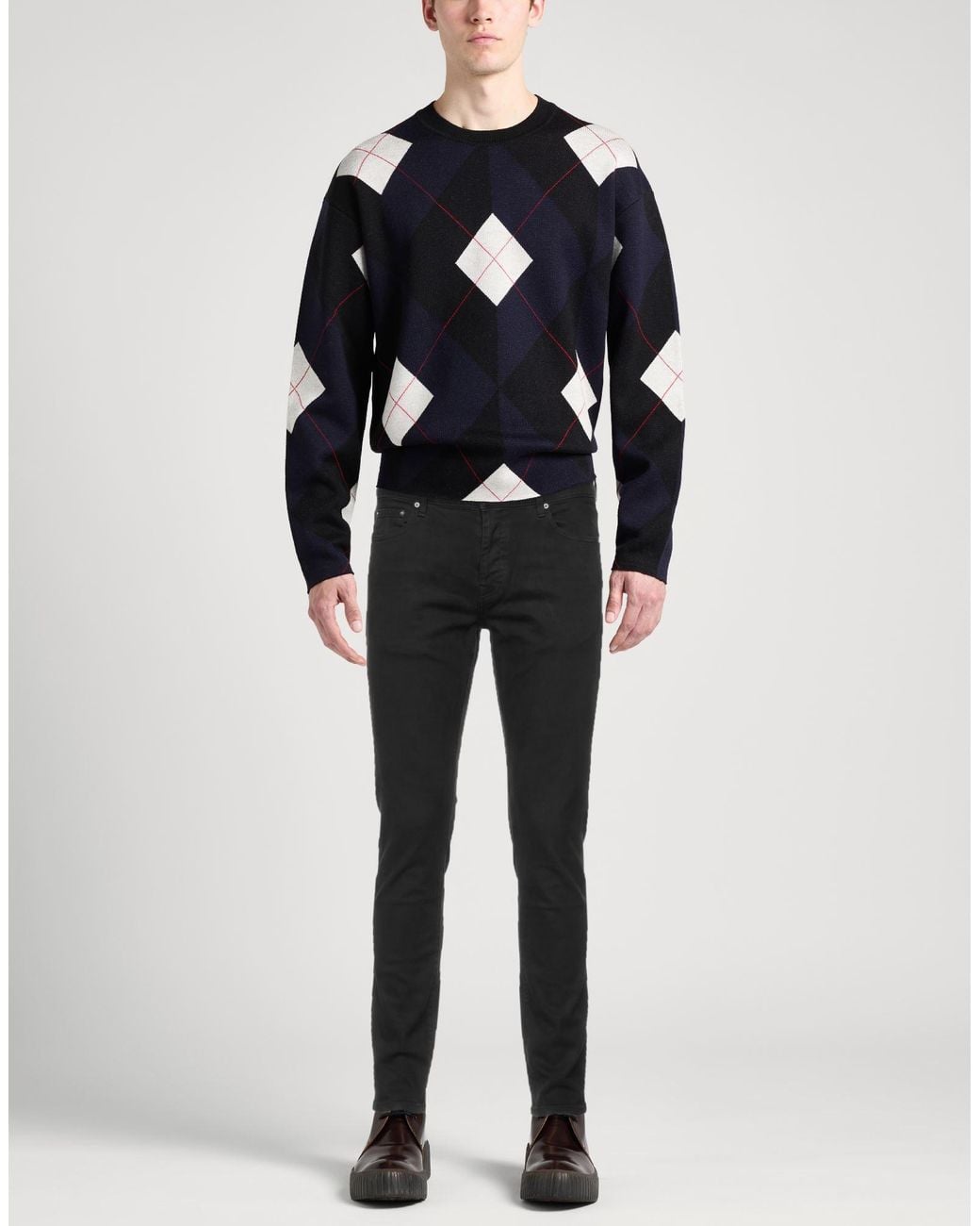 Moorer Black Midnight Pants Cotton, Elastane for men