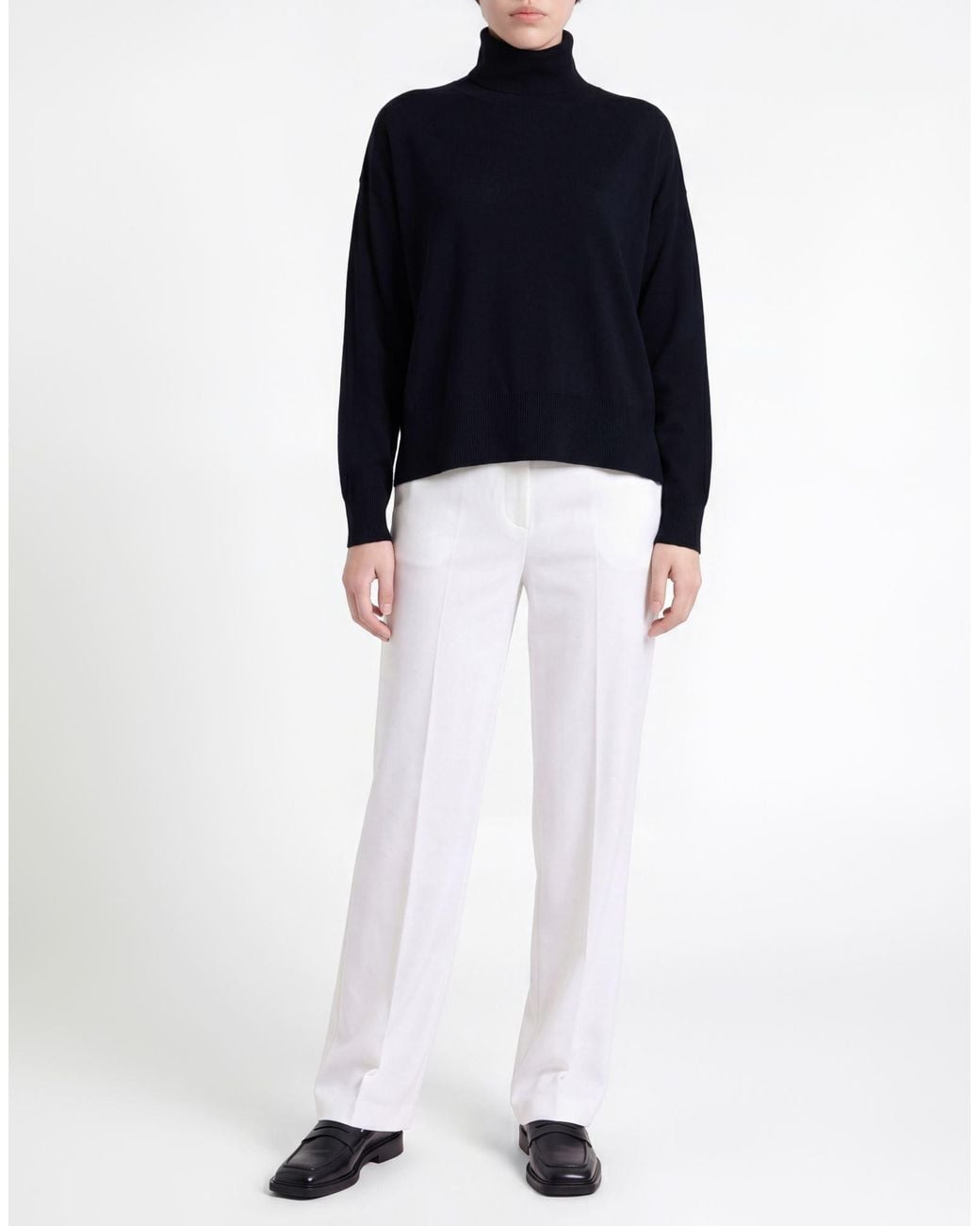 Aragona Blue Turtleneck