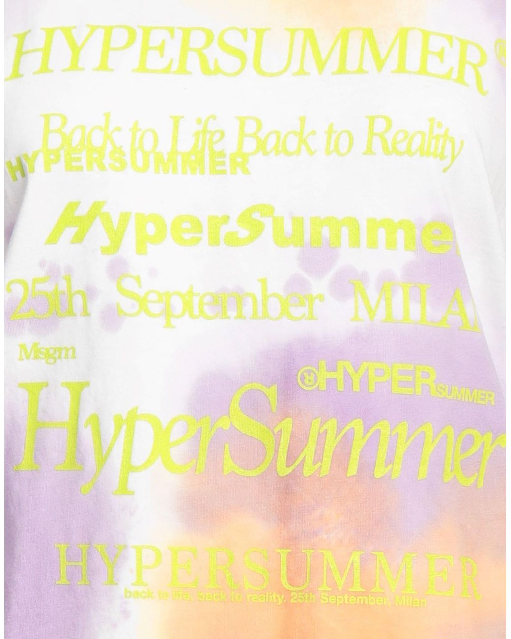 MSGM Purple T-shirt