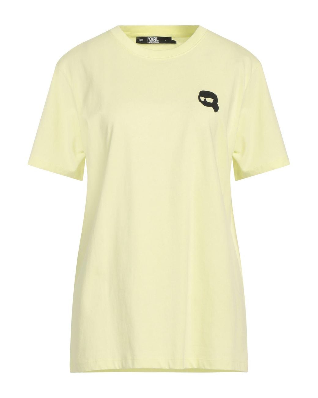 Karl Lagerfeld Yellow T-Shirt Organic Cotton