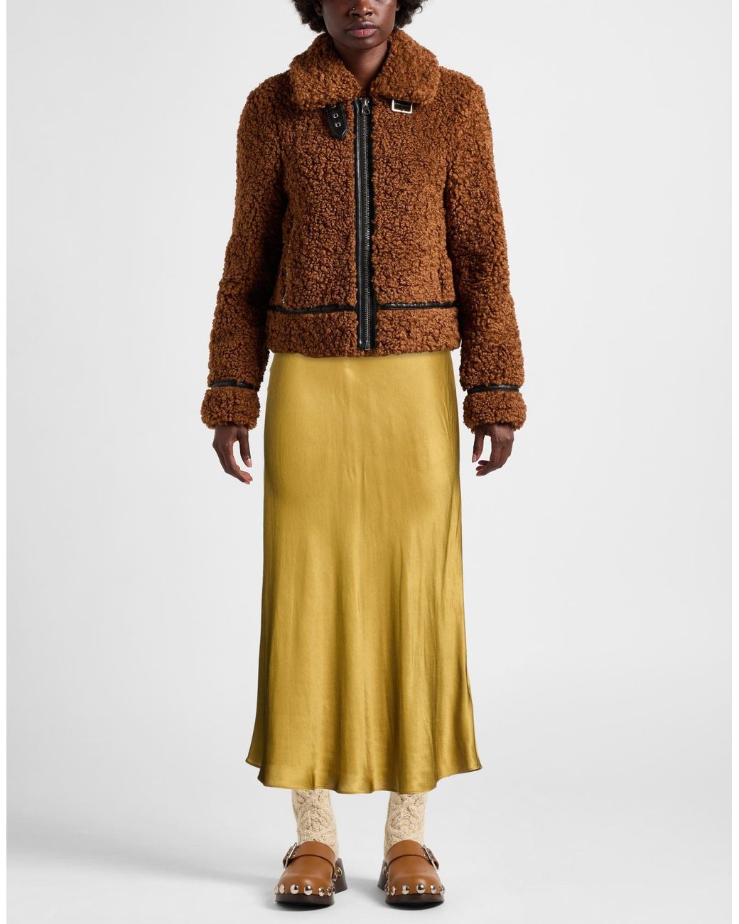 Kaos Yellow Midi Skirt