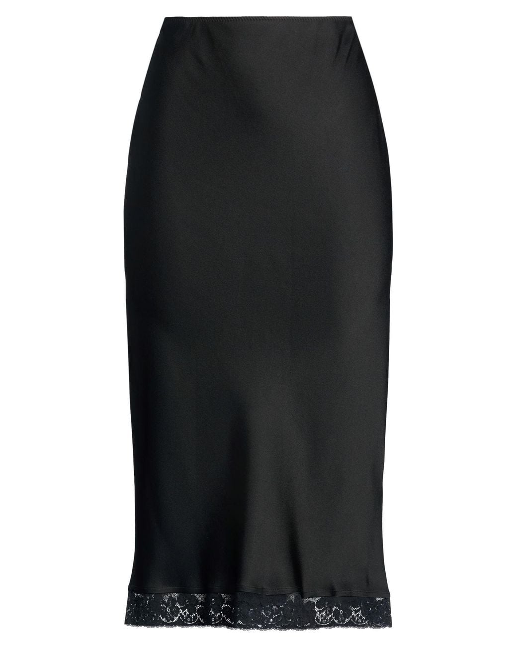 Victoria Beckham Black Midi Skirt