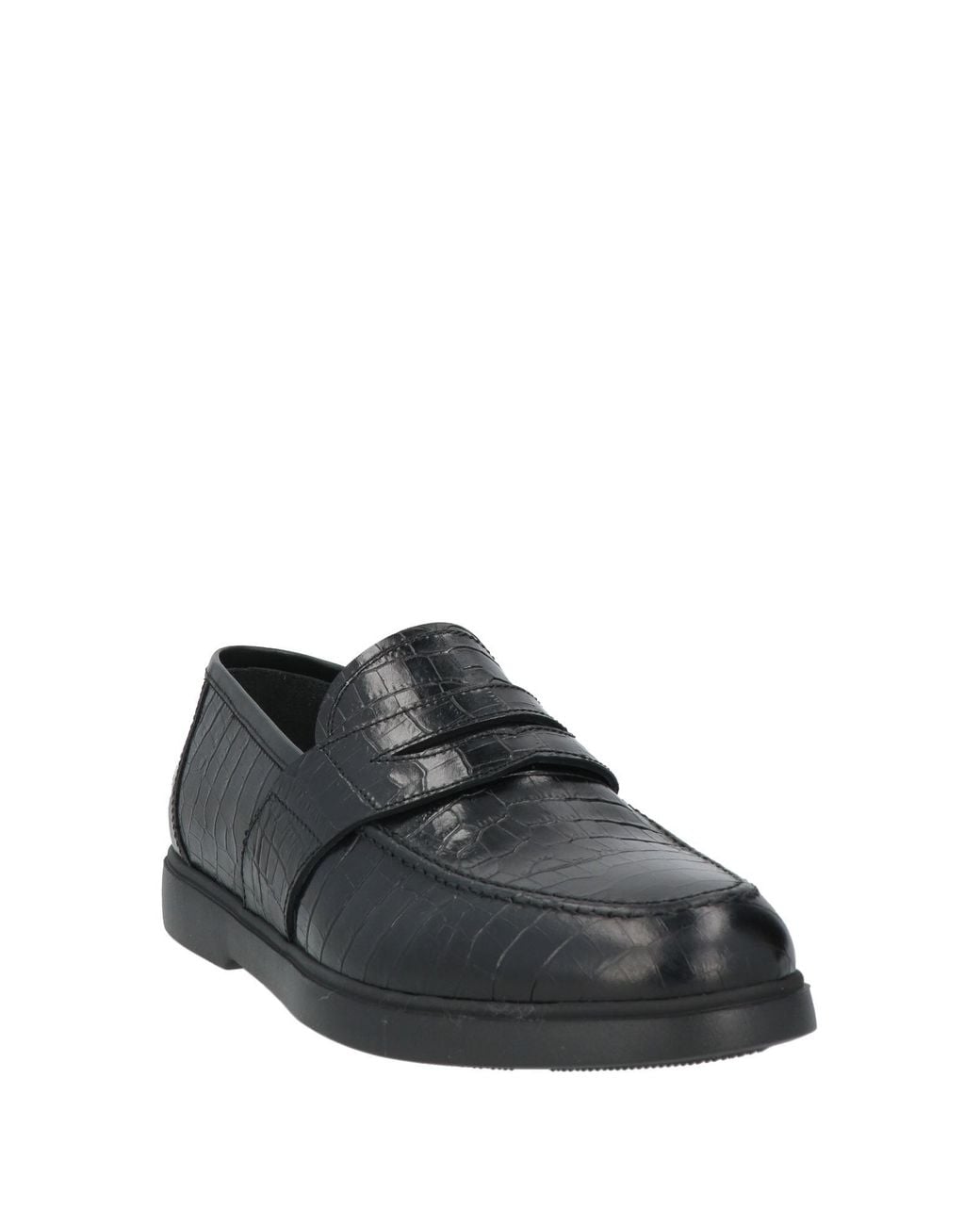 Giovanni Conti Black Loafers Leather for men