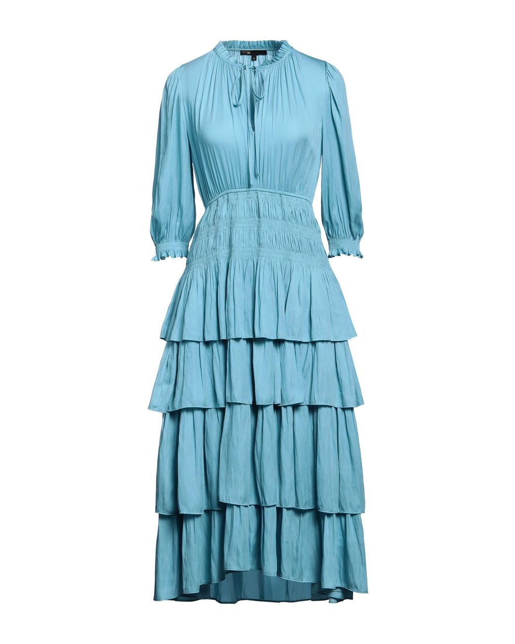 Maje Blue Midi Dress