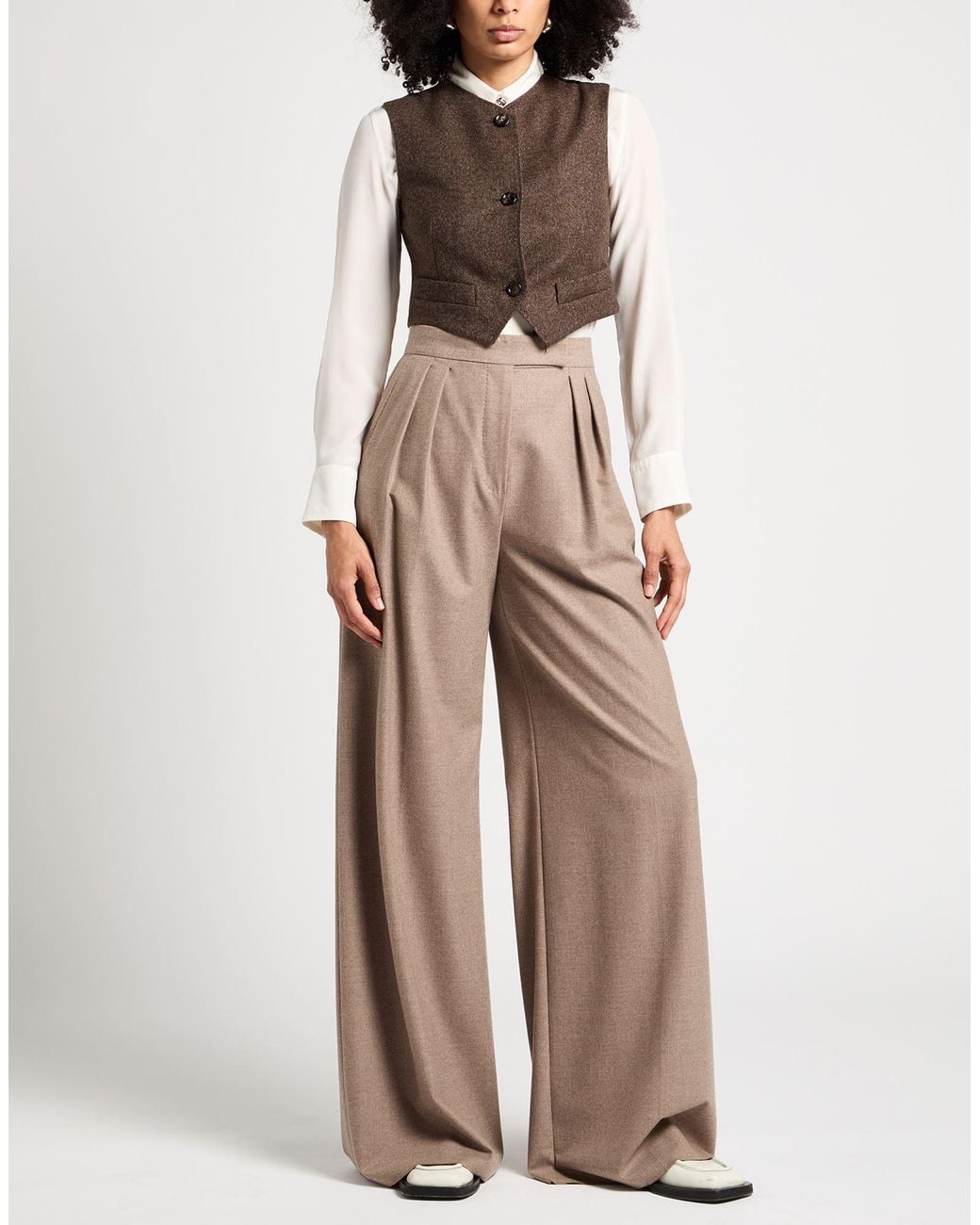 Max Mara Brown Waistcoat