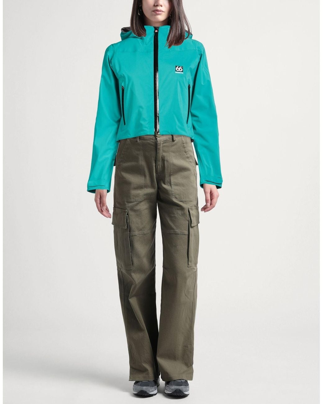 66 North Blue Jacket Nylon, Polyester