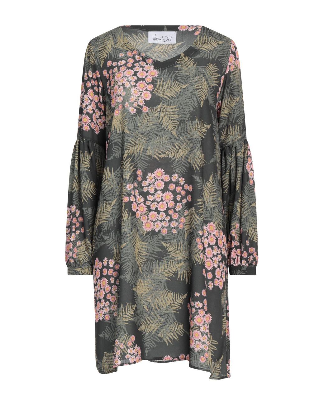 VIRNA DRÒ® Gray Mini Dress