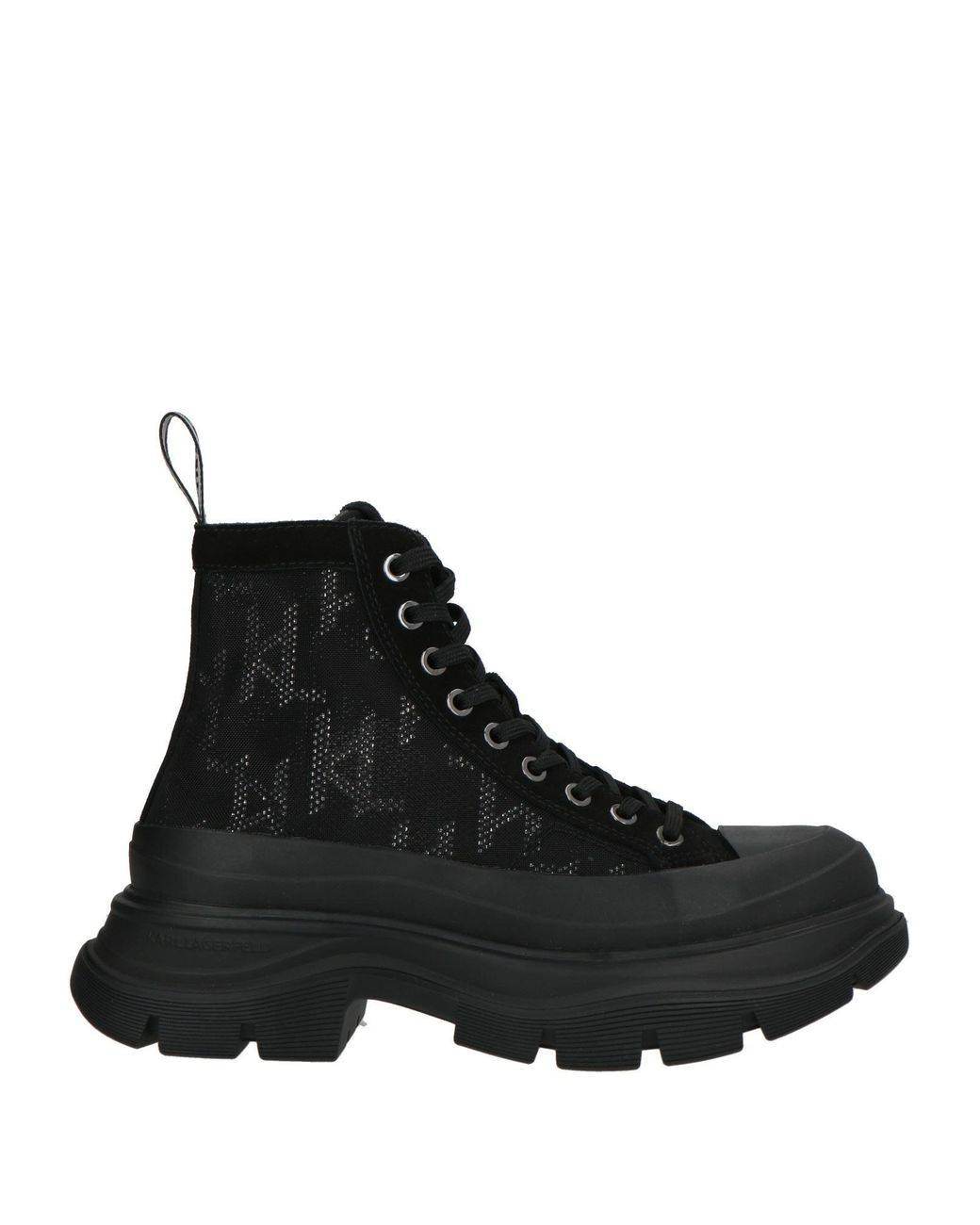 Karl Lagerfeld Black Ankle Boots