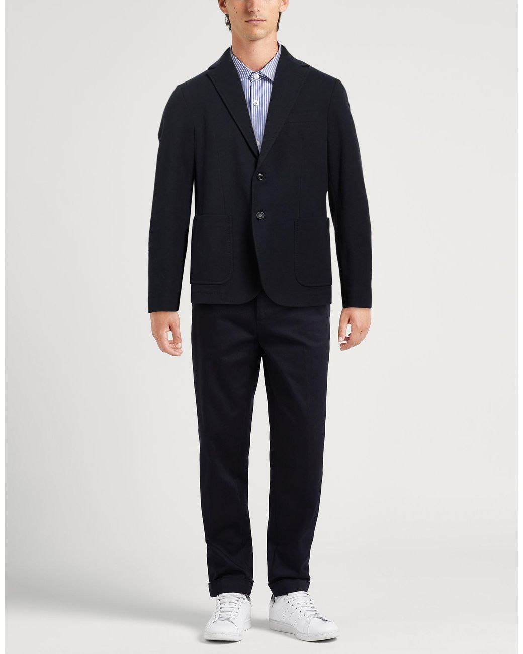 Circolo 1901 Blue Midnight Blazer Cotton, Elastane for men
