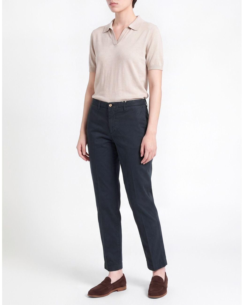 Briglia 1949 Blue Midnight Pants Tencel, Cotton, Elastane
