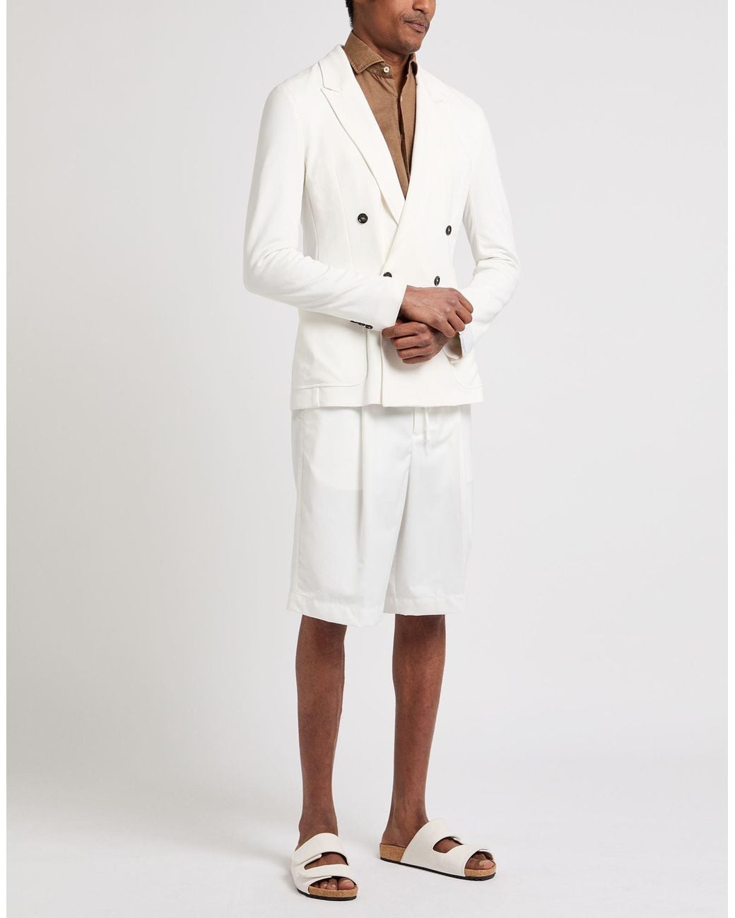 Paolo Pecora White Blazer for men