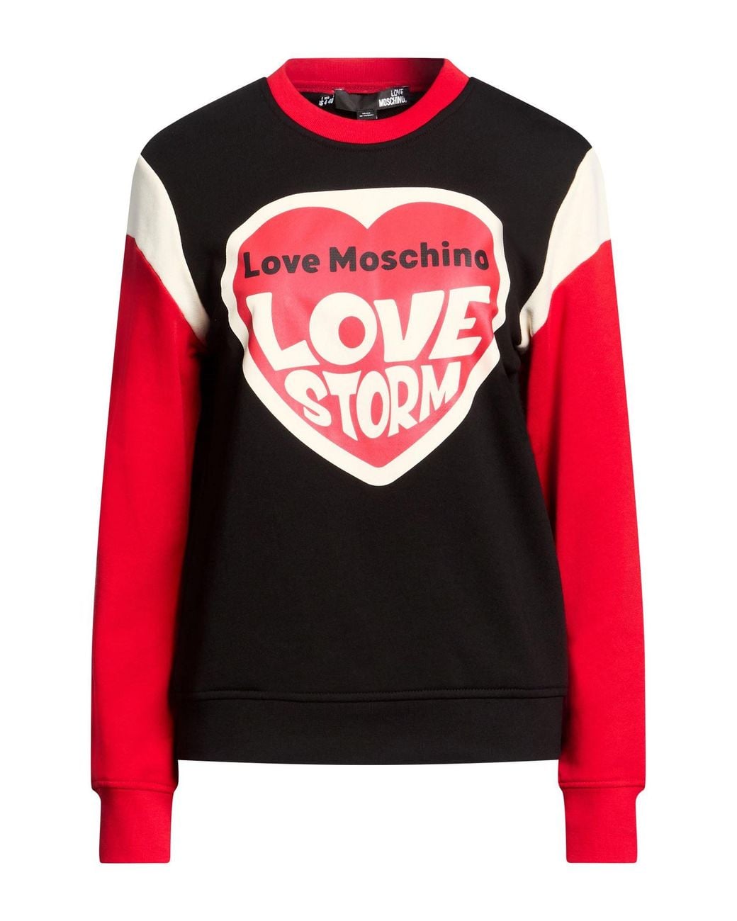 Love Moschino Red Sweatshirt Cotton