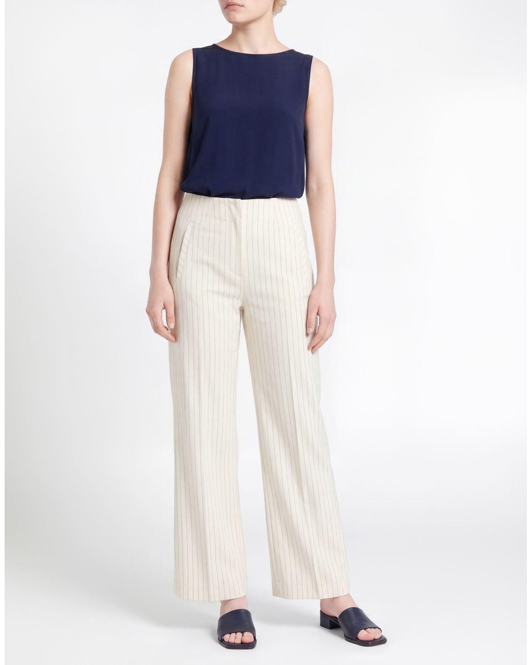 Veronica Beard White Trouser
