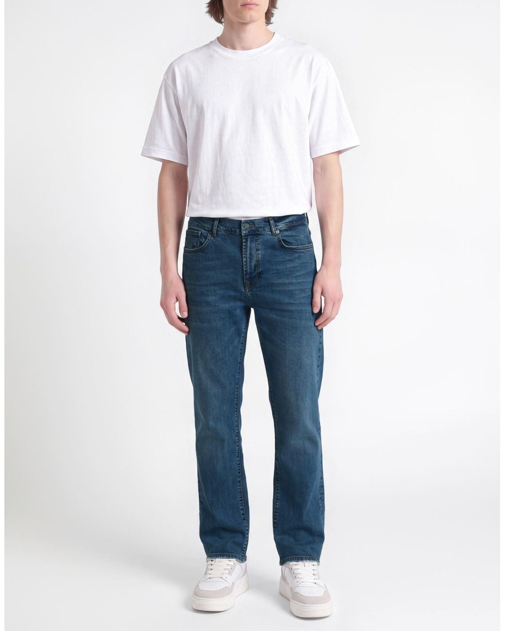 Ice Iceberg Blue Jeans Cotton, Elastane for men