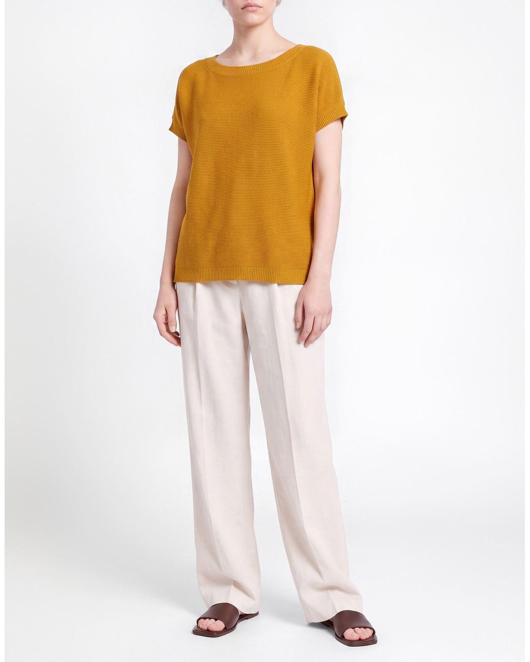 Moorer Yellow Sweaters