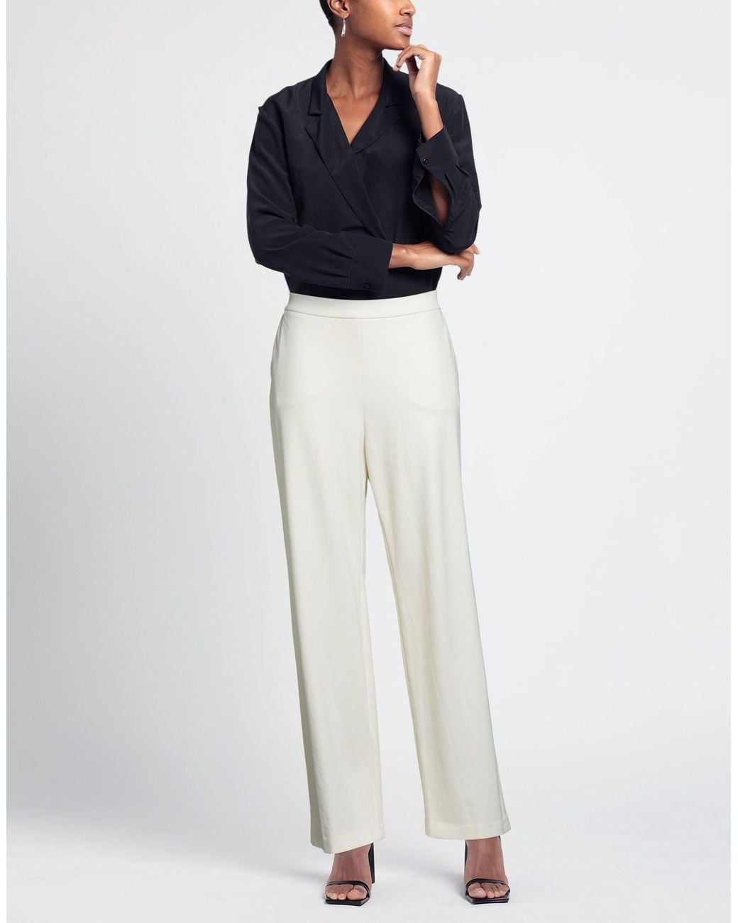 Pantalon Clips en coloris White