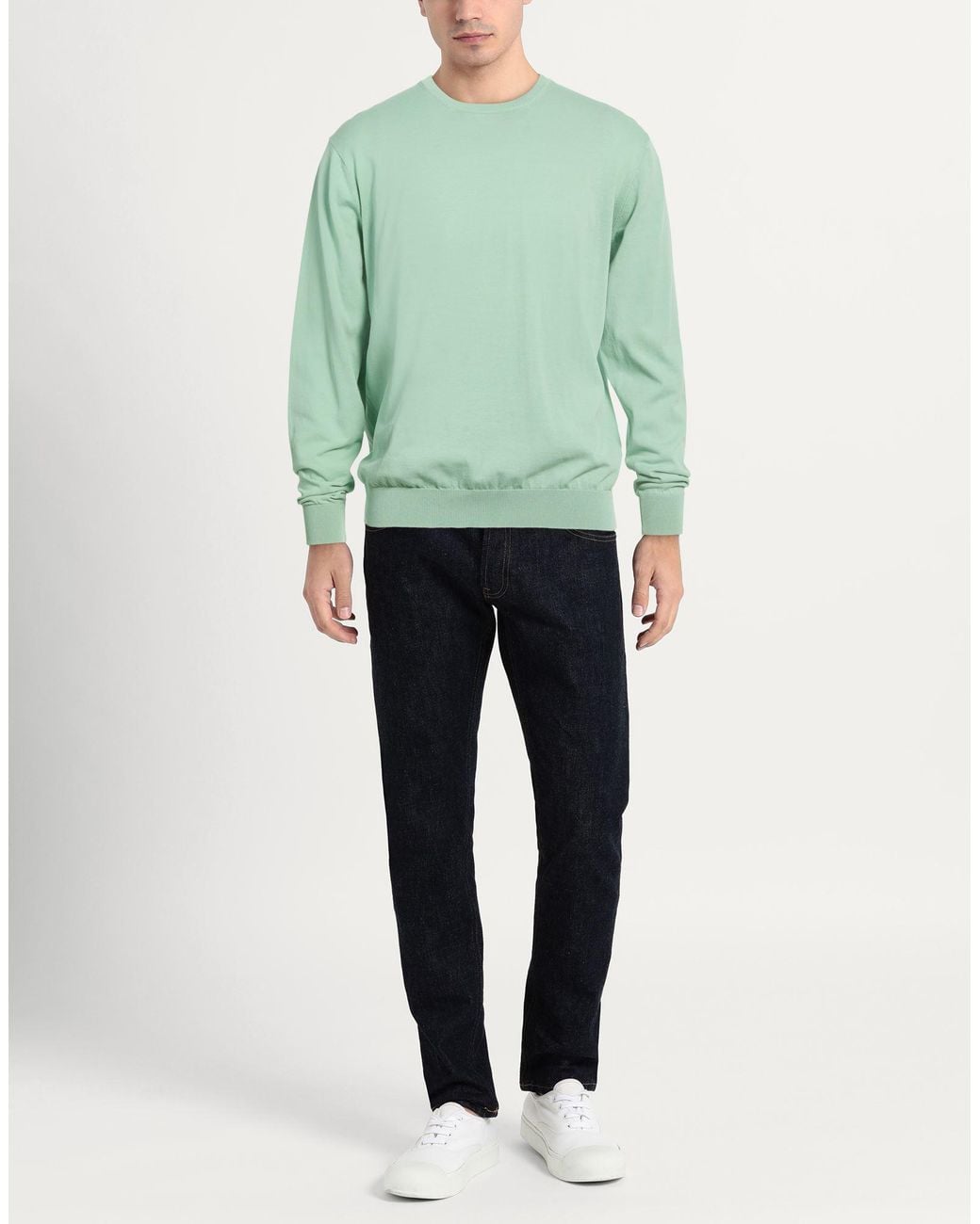 FILIPPO DE LAURENTIIS Green Sweaters for men