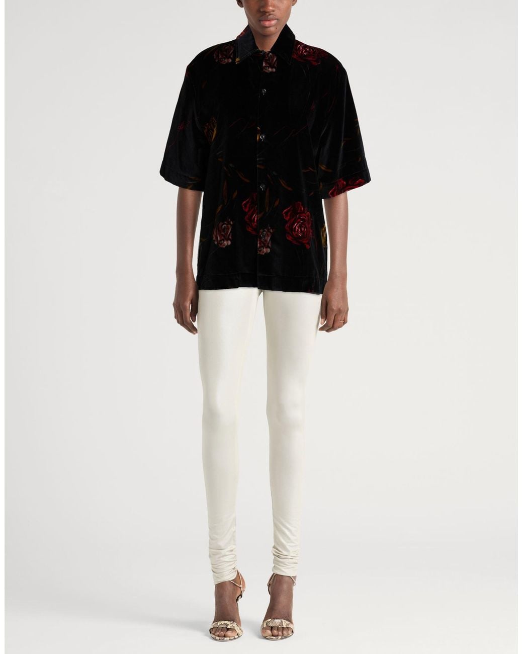 Amiri Black Top Cotton