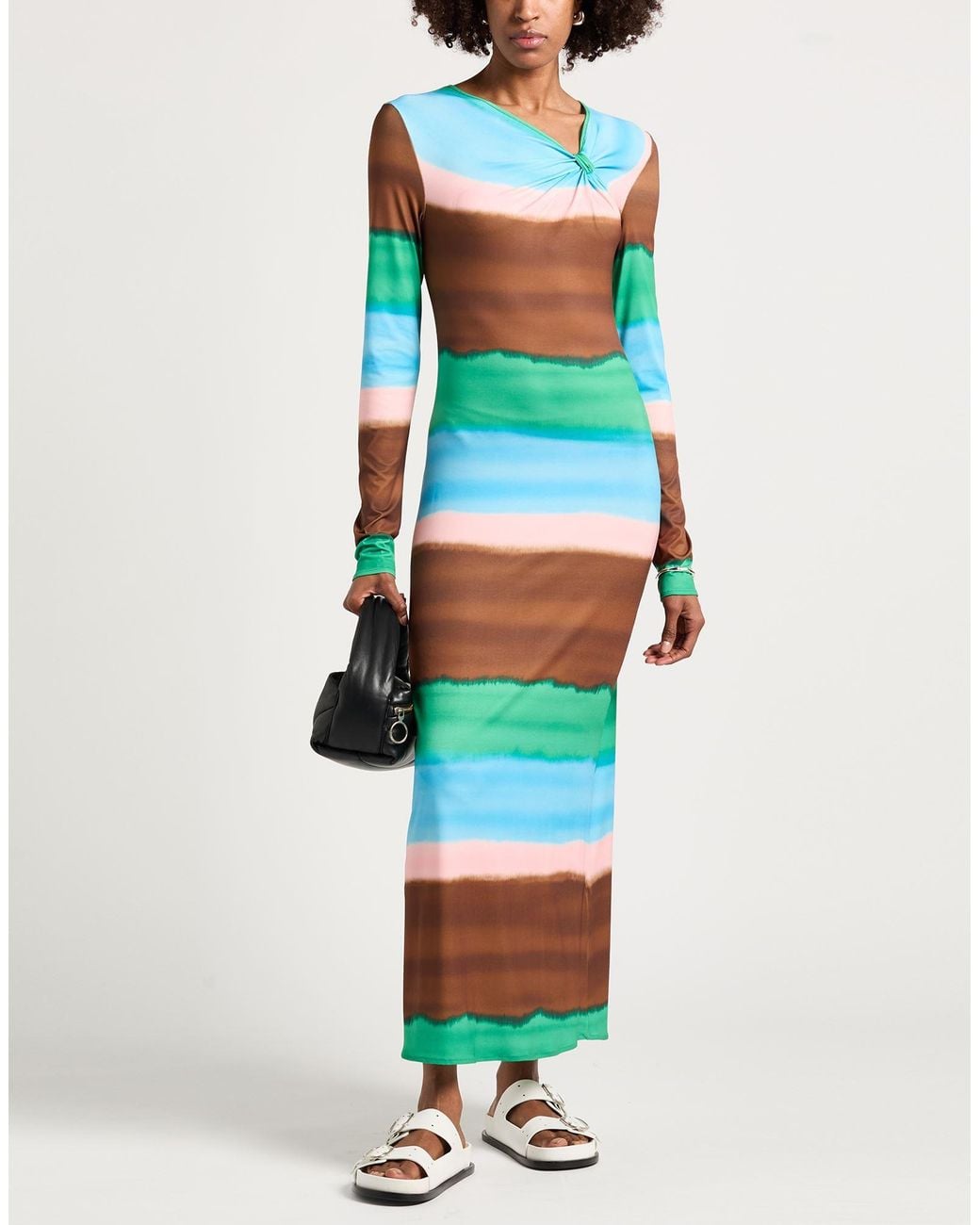 MSGM Blue Maxi Dresses