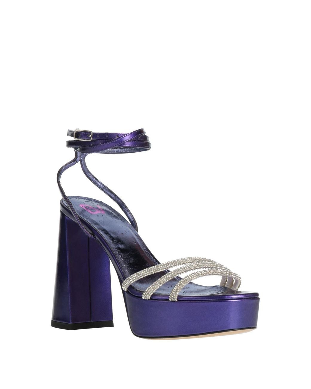 Bettina Vermillon Blue Sandals