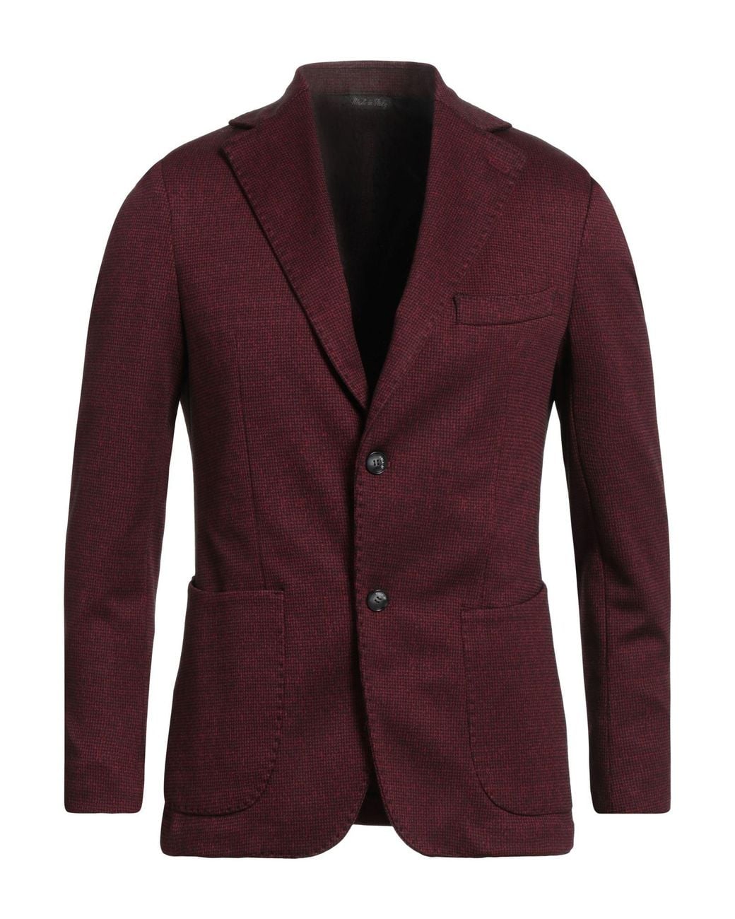 Takeshy Kurosawa Purple Blazer Polyester, Viscose, Elastane for men