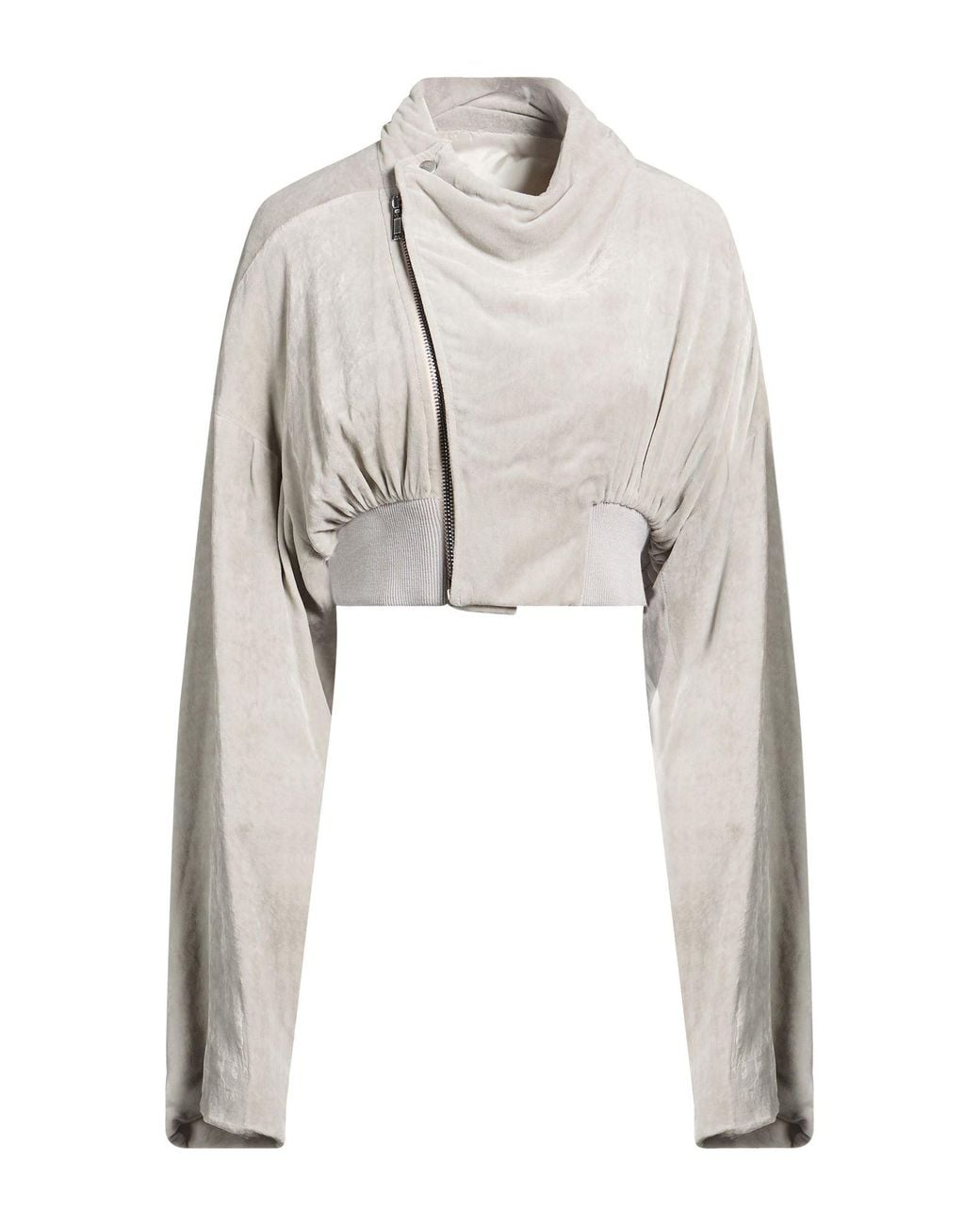 Rick Owens White Jacket Viscose, Silk