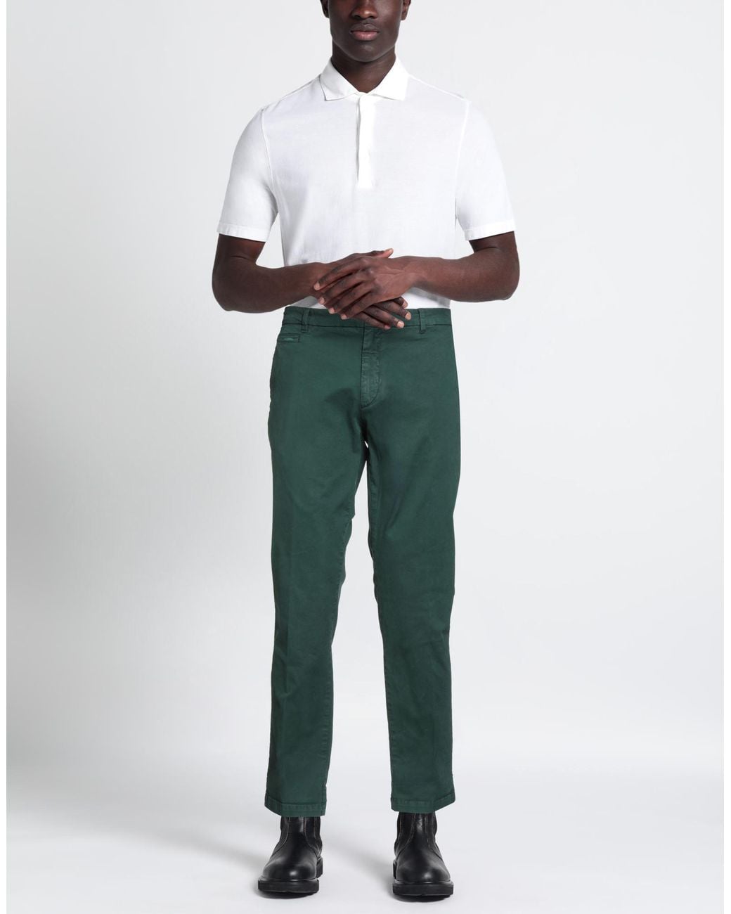 40weft Green Pants for men