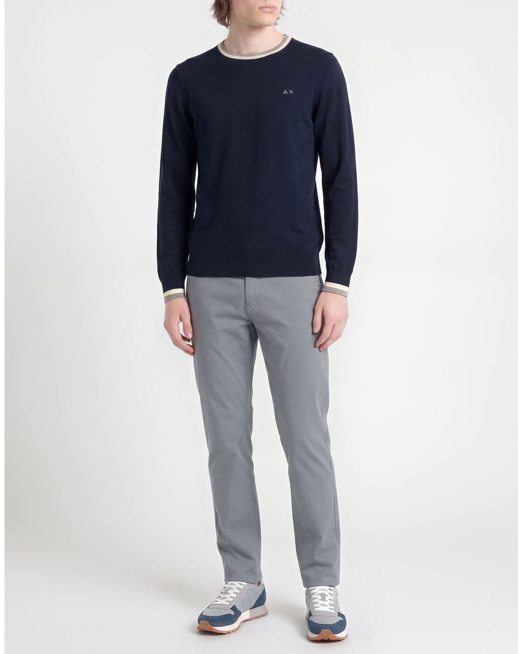 Sun 68 Blue Jumper for men