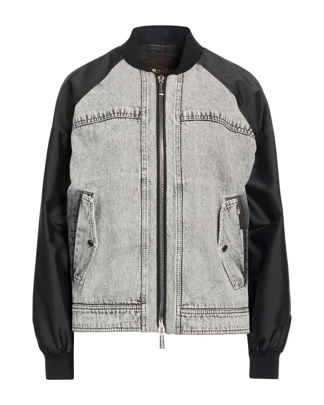 Moorer Black Denim Outerwear