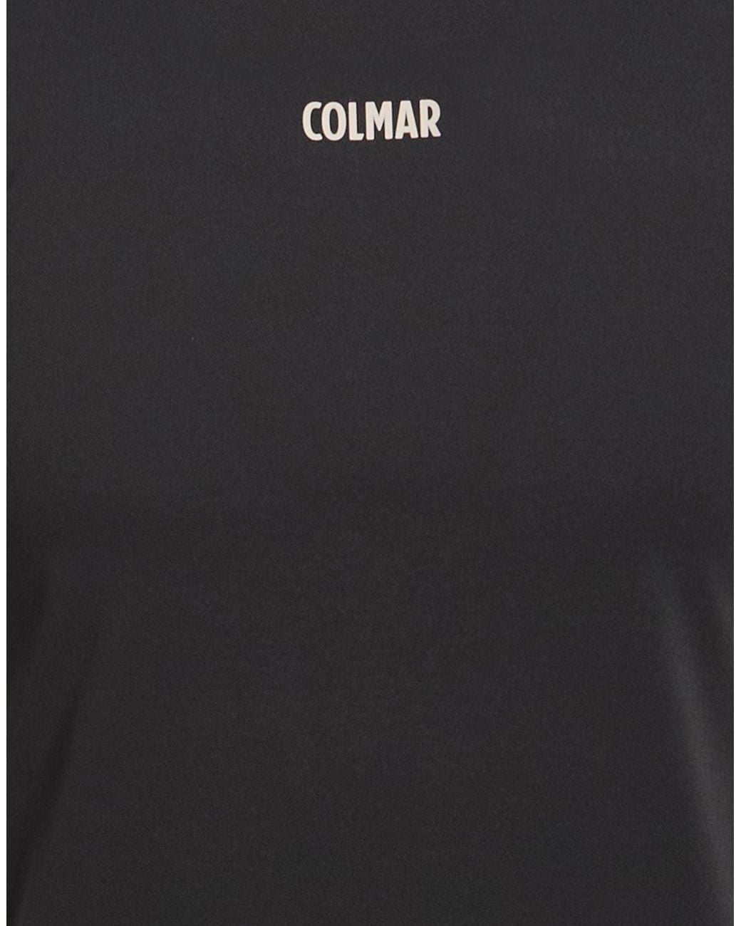 Colmar Black T-Shirt Polyester, Elastane for men