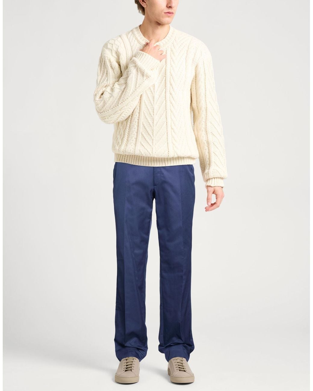 Brioni Blue Trouser for men