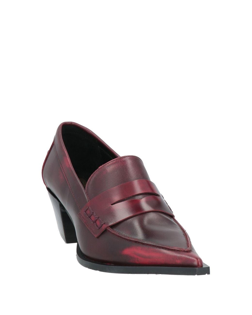 Ras Purple Loafers Leather