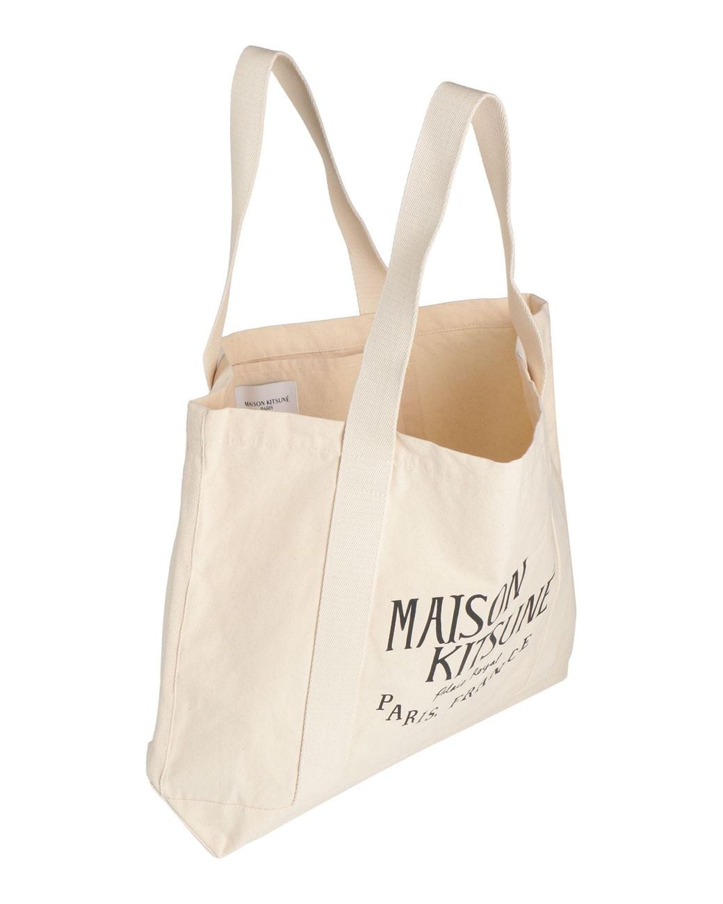 Maison Kitsuné Natural Handbag