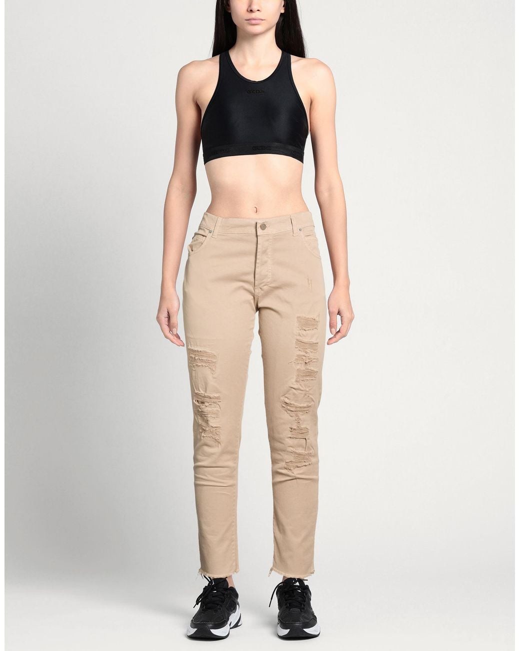 Marc Ellis Natural Pants Cotton, Elastane