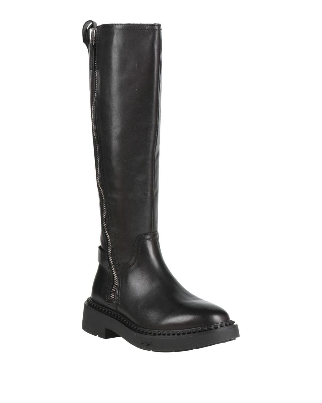 Ash Black Madman Boot Leather