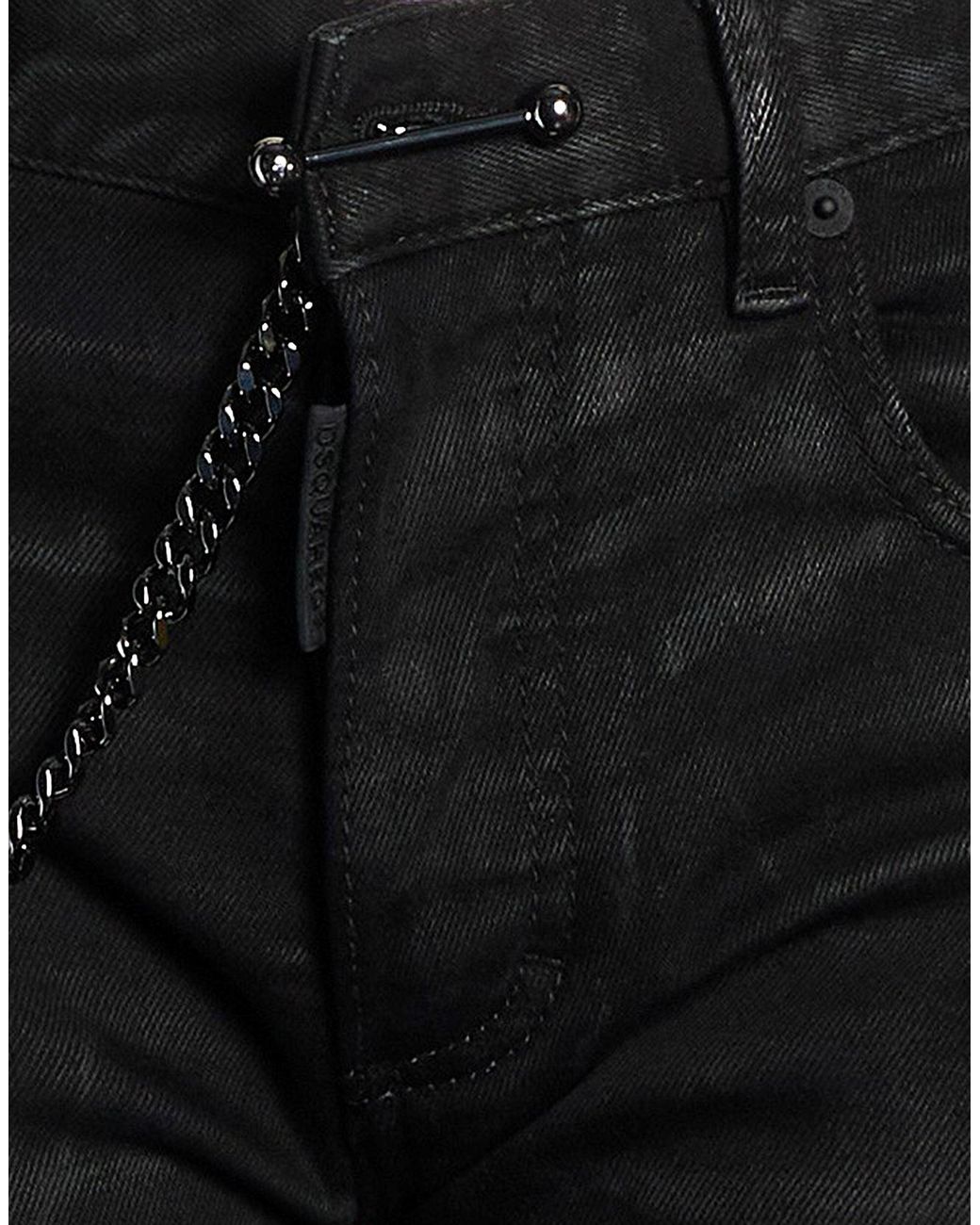 DSquared² Black Jeans Cotton, Elastane