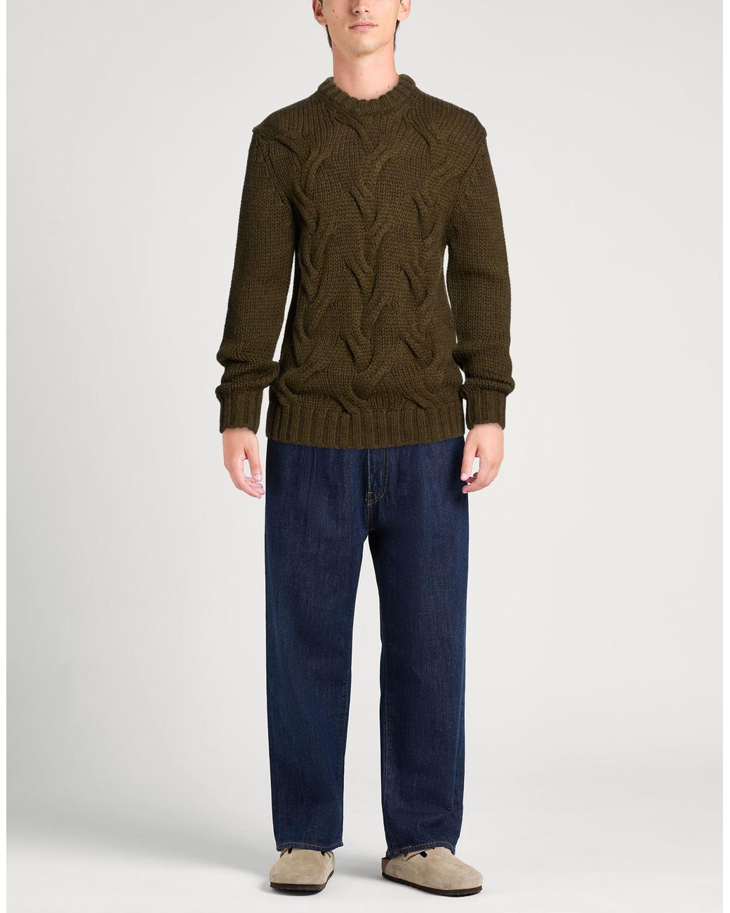 Kangra Green Jumper for men