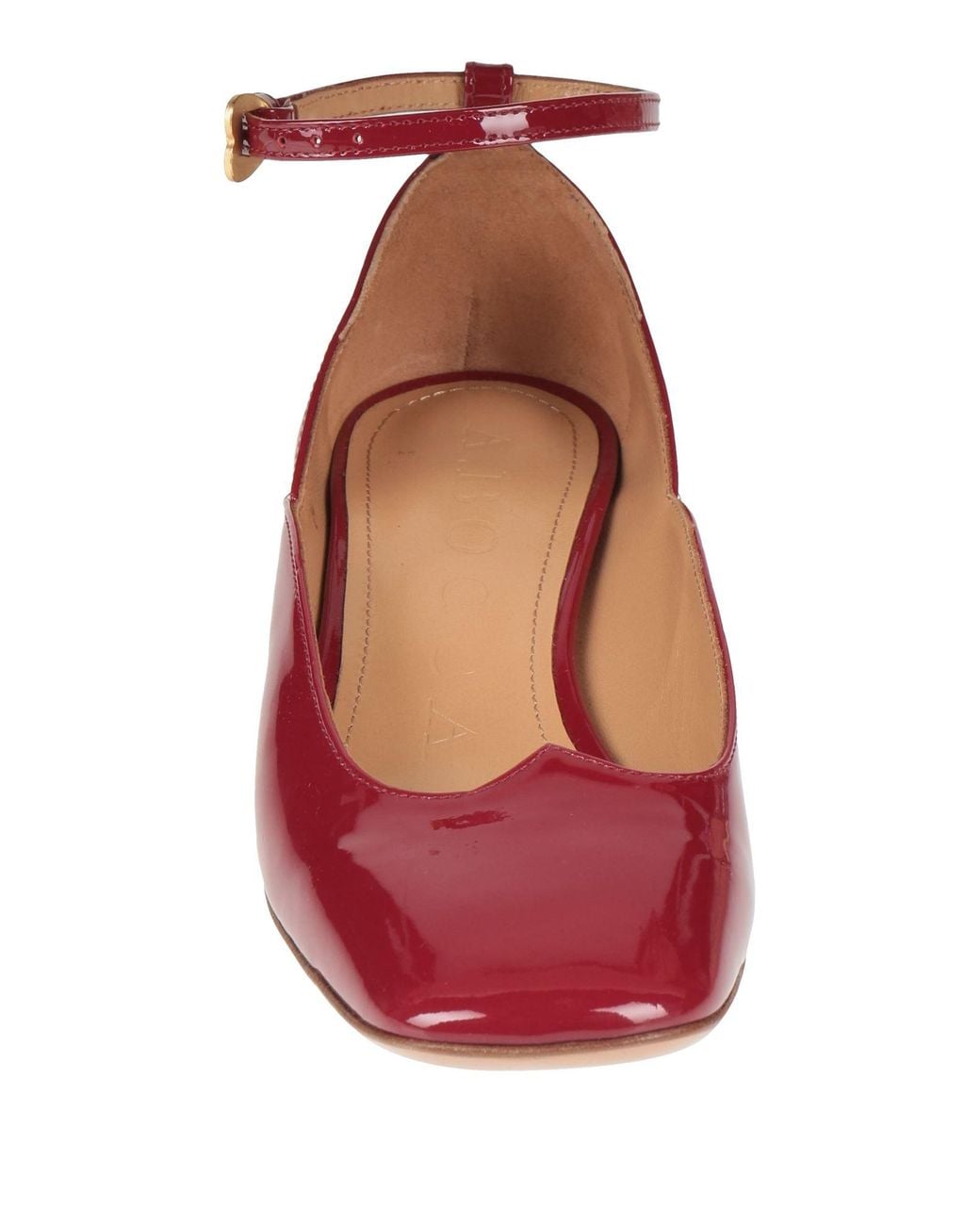 A.Bocca Red Ballet Flats