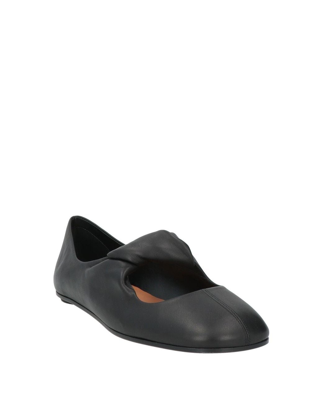 McQueen Black Ballet Flats