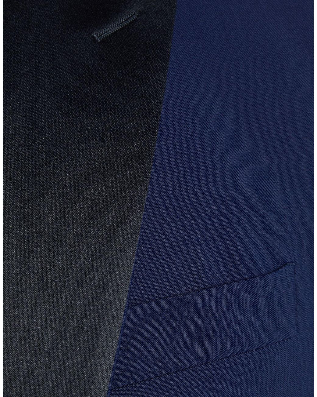 Tombolini Blue Suit Virgin Wool, Elastane for men