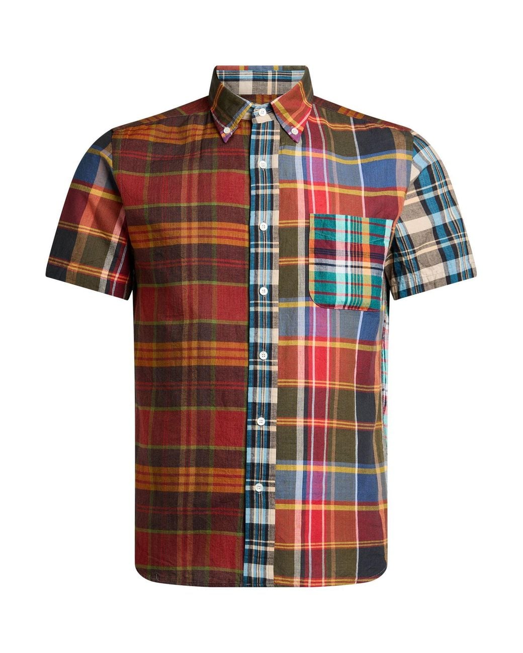 Beams Plus Red Rust Shirt Cotton for men