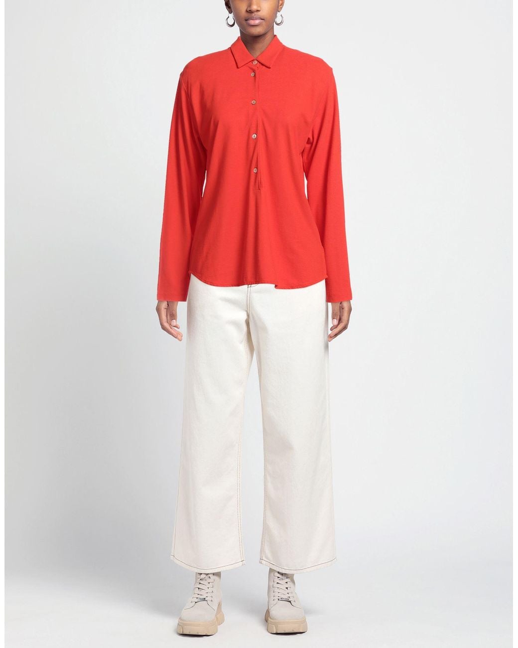 Zanone Red Polo Shirt