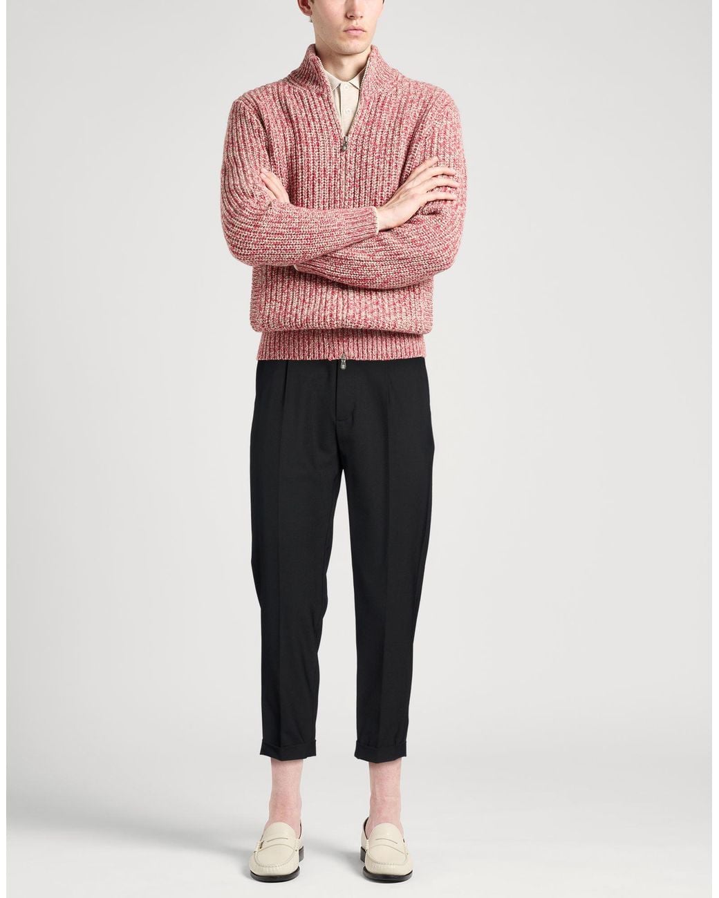 Paolo Pecora Black Trouser for men