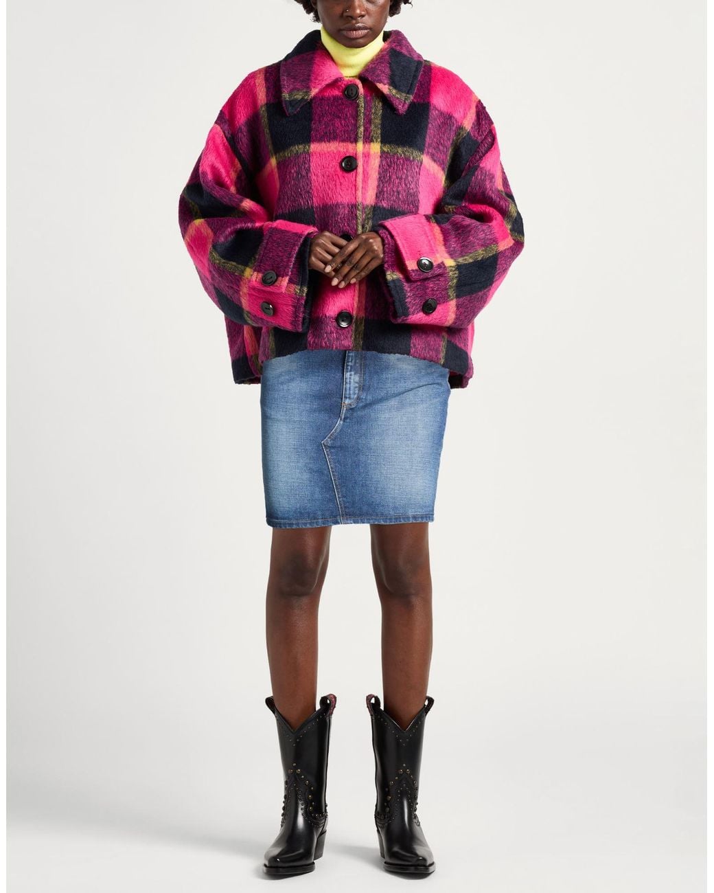 Dondup Blue Denim Skirt